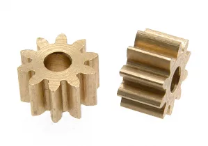 SC-1193 Brass Pinion 10T M50 6.35mm dia. for 2mm Motor Shaft