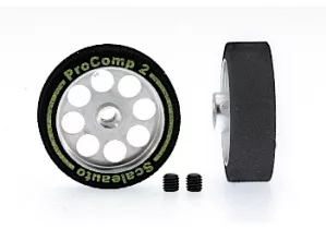 SC-2632 Scaleauto ProComp-2  Wheel/Tire Combo 3mm axles