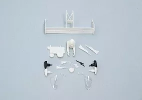 SC-3601B Radical SR-9 Clear Parts and Detail Pieces