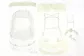 SC-3604B Scaleauto BMW Z 4 body parts. unpainted.
