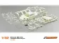 SC-3612 1:32 scale Porsche 991 GT# body kit
