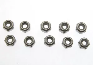 SC-5118 Steel M2 Self blocking nuts with 4mm nut.