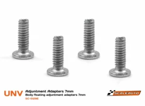 SC-5129e  7mm (x4) screw set. Body float adjustment screws M2