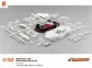 SC-6152 1:32 scale Corvette C7R white kit.