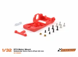 SC-6526c  RT3 Sidewinder motor pod 0ffset 0.0mm Extra Hard RED