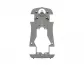 SC-6621b Chassis Pagani Zonda medium flex ( grey )
