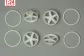 SC-7619 wheel inserts for modern GT 5 spoke.