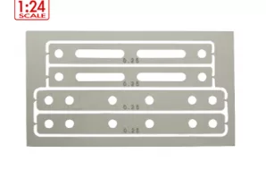 SC-8134A Body mount spacers 0.25mm