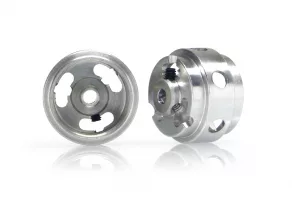 W15810215M Magnesium 15x10x1.5mm hollow wheels, M2 grub, 0.9g