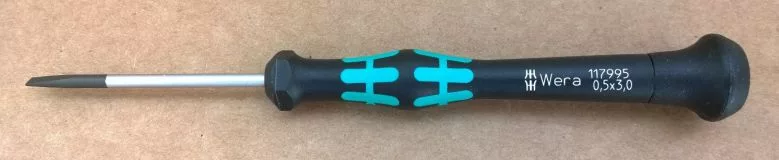 Wera 117995 Slotted Screwdriver .50 x 3.0 x 50mm