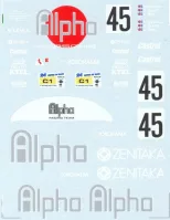 42-DMC-24-162 Decals 1/24 Porsche 962 'Alpha'