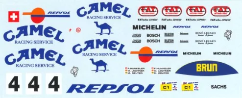 DMC-24-236 Decals 1/24 Porsche 962 'Repsol / Camel'