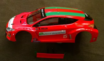S-052B 'BELEEN' Renault Megane body, painted and assembled