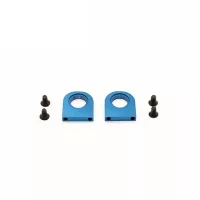 S-606 Aluminum front axle holders + screws (x2)
