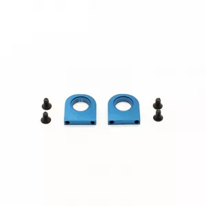 S-606 Aluminum front axle holders + screws (x2)