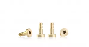 S-132A1	Metric brass screw flat head 4.5mm x 7.2mm – SHORT (x6)