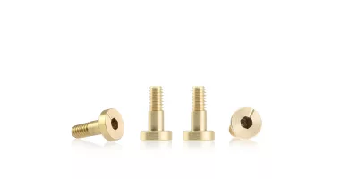 S-132A1	Metric brass screw flat head 4.5mm x 7.2mm – SHORT (x6)