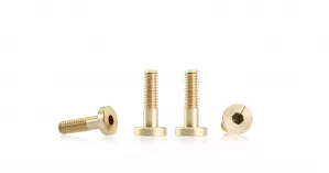 S-132B2 Metric brass screw sink head 4.25mm x 9.2mm – LONG (x6)