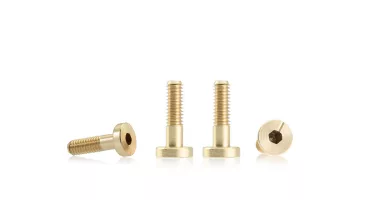 S-132B2 Metric brass screw sink head 4.25mm x 9.2mm – LONG (x6)