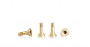 S-133A1 Metric brass screw sink head 4.5mm x 7.2mm – SHORT (x6)