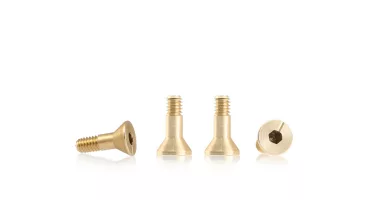 S-133A1 Metric brass screw sink head 4.5mm x 7.2mm – SHORT (x6)