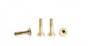 S-133A2 Metric brass screw sink head 4.5mm x 9.2mm – LONG (x6)