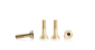 S-133B2 Metric brass screw sink head 4.25mm x 9.2mm – LONG (x6)