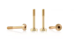 S-135C2 Suspension brass screw M2 flat self-centering head 4.0mm x 11.5mm – LONG (x4)