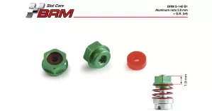S-140B1 Aluminum nuts 3.8mm + O.R. (x4)