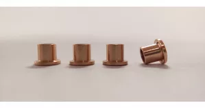 S-142 S-142 Brass adapter for ball bearings from 3mm axle to 3/32” axle (x4)