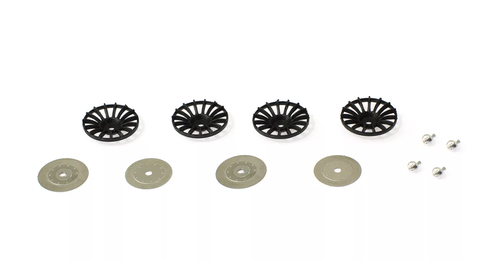 S-324O Porsche 911 GT1 set BLACK OZ inserts + photo-etched + aluminum nuts