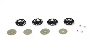 S-324O Porsche 911 GT1 set BLACK OZ inserts + photo-etched + aluminum nuts