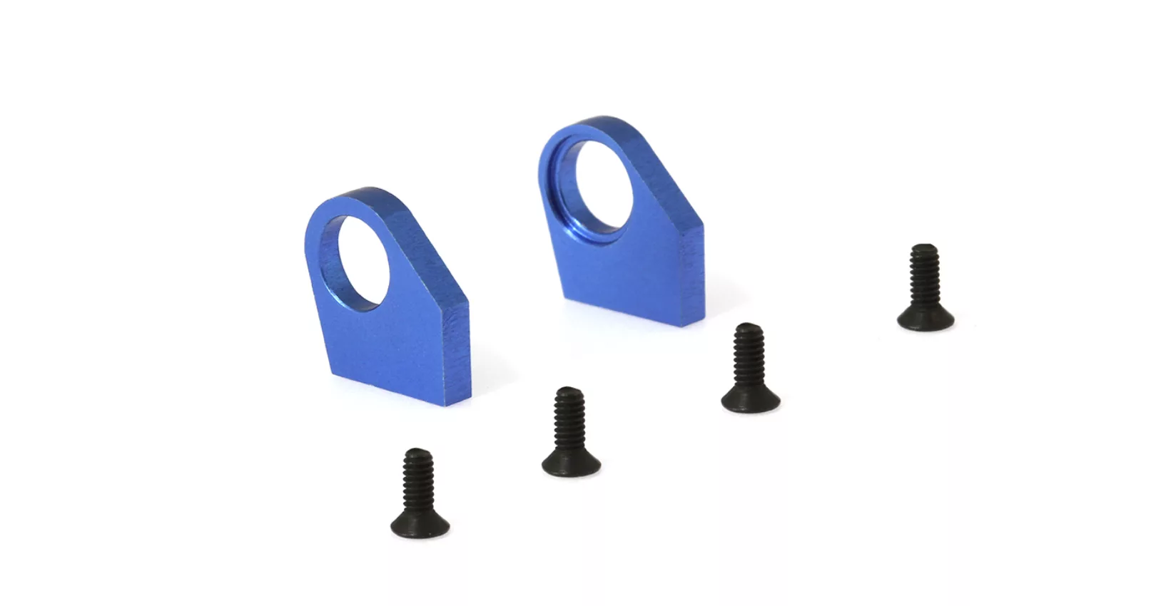 S-607 Aluminum rear axle holders + screws (x2)