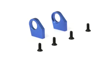 S-607 Aluminum rear axle holders + screws (x2)
