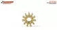 SC-1094A60 Brass Pinion 11z ø6,0mm for 2mm axle shaft