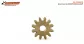 SC-1095A70 Scaleauto  Brass Pinion 12z ø7,0mm for 2mm axle shaft