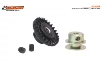 SC-1113R Nylon crown Gear 27t. M50 with M2.5 screw for 3/32" axle