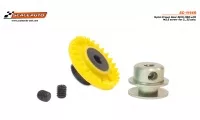 SC-1114R Nylon crown Gear 28t. M50 with M2.5 screw for 3/32" axle