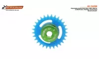 SC-1169BR Nylon Anglewinder Gear 29t. diam. 15.8mm