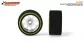 SC-2013 Sponge Wheel 20,5x11mm ø15 hub, 3mm axle, Procomp 2 for Revoslot cars