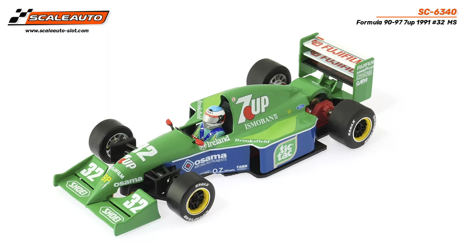 SC-6340 Formula 90-97 B191 7up 1991 #32 Michael Sch.