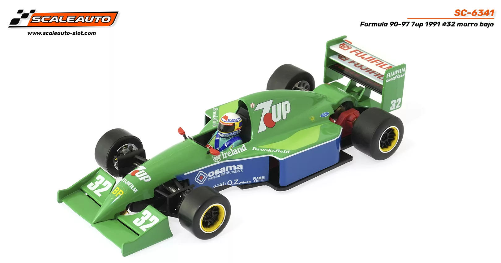 SC-6341 Formula 90-97 B191 7up 1991 #32 Bertrand Gachot