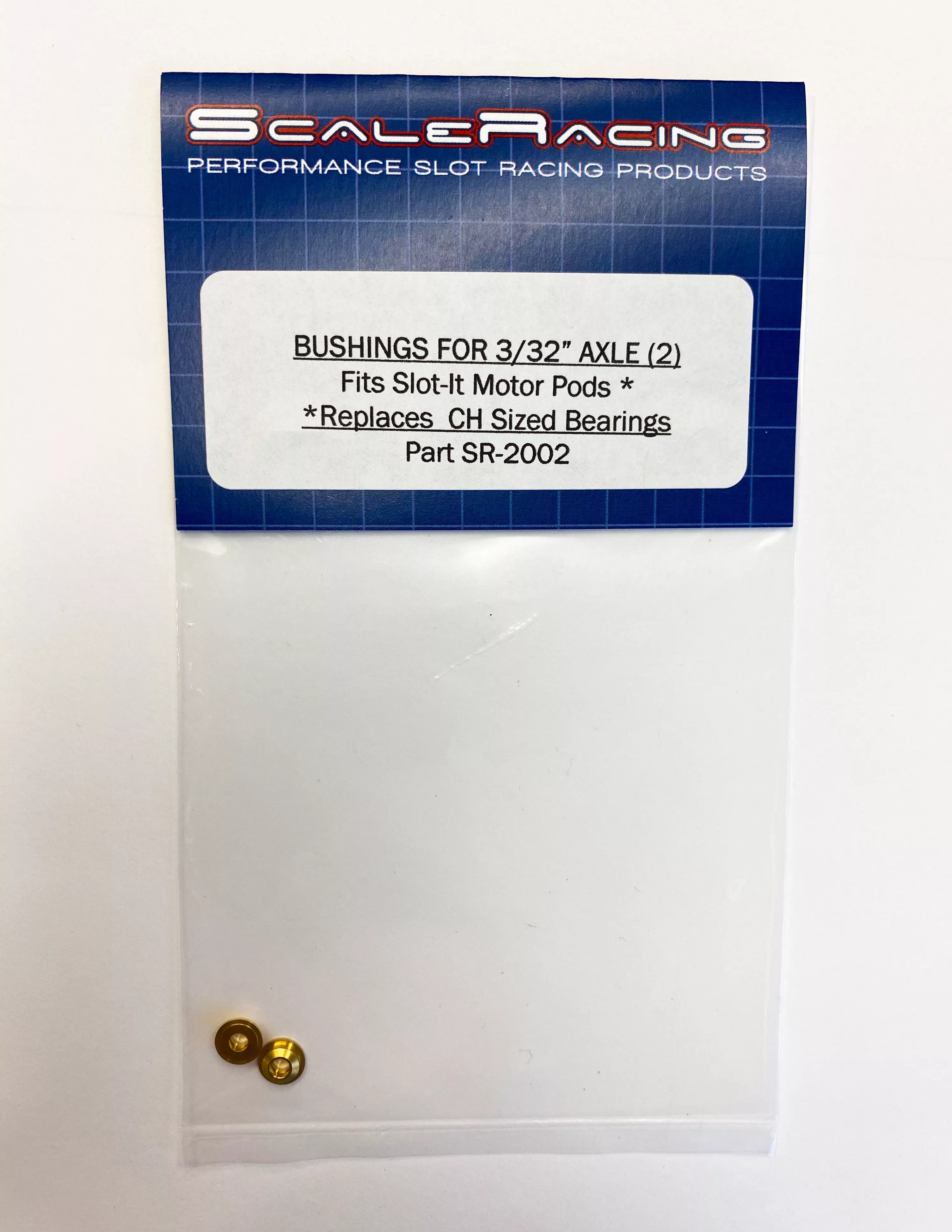 SR2002 SCALERACING Bushings for 3/32" Axle fit Slot.It Motor Pod