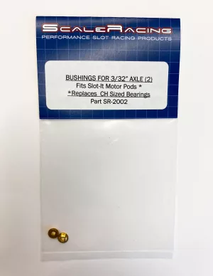 SR2002 SCALERACING Bushings for 3/32" Axle fit Slot.It Motor Pod