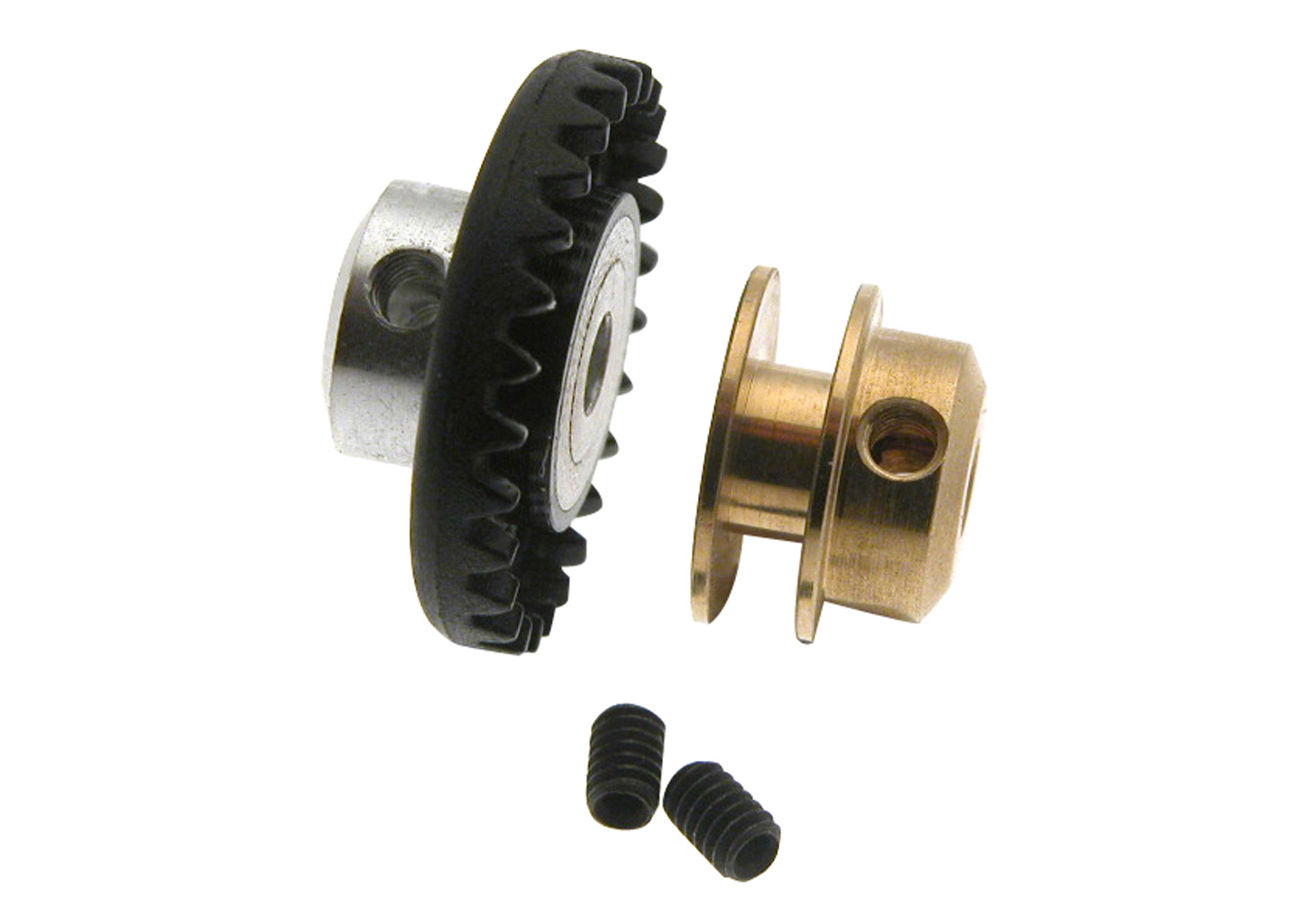 Inline Crown Gears for 3mm axles / 1/24 Scale Cars
