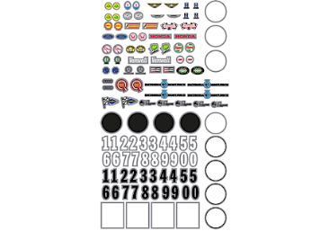 Scaleauto decals and Stickers + lanyards.