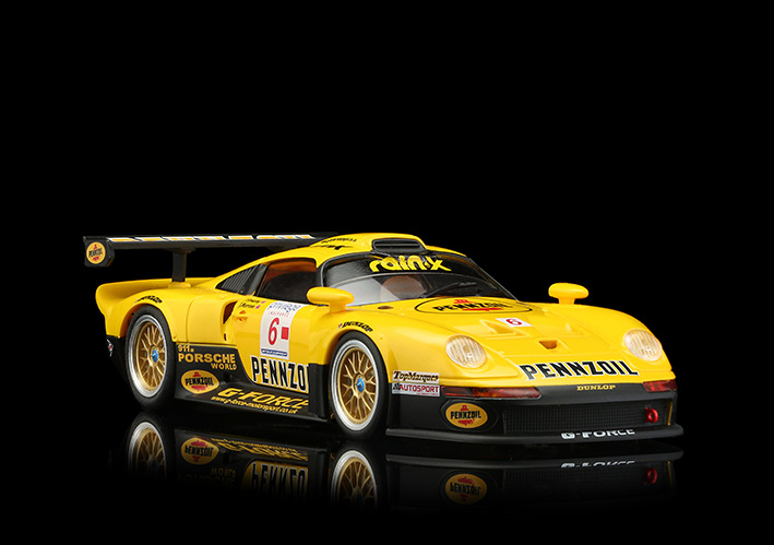 SCALEAUTO SC-7013 1/24 RTR Porsche 911 GT3 #97 Jagermeister  Mid America Raceway 