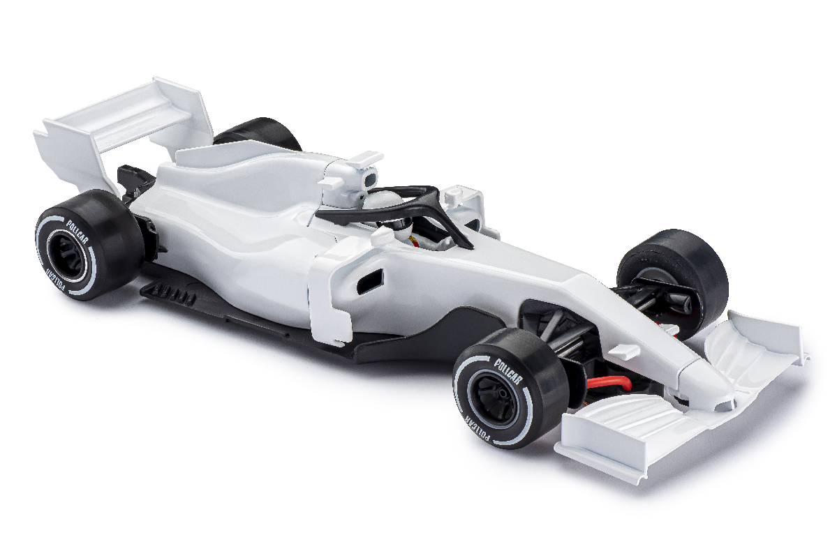 CAR07-white Generic Modern F1 car partial assembly required