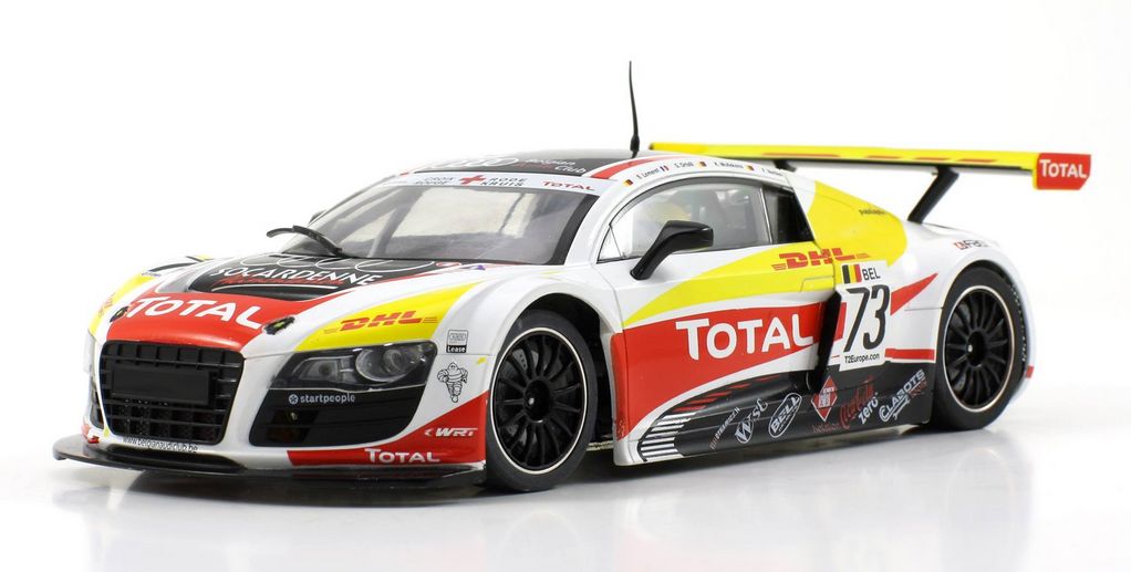 SC-7061RC2 'Total' Audi R8 LMS #73 with RC2 chassis, lexan interior and Sponge tires.