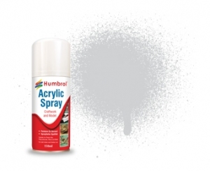 AD6011 Humbrol Spray Paint Silver 11 Metallic (Acrylic spray)